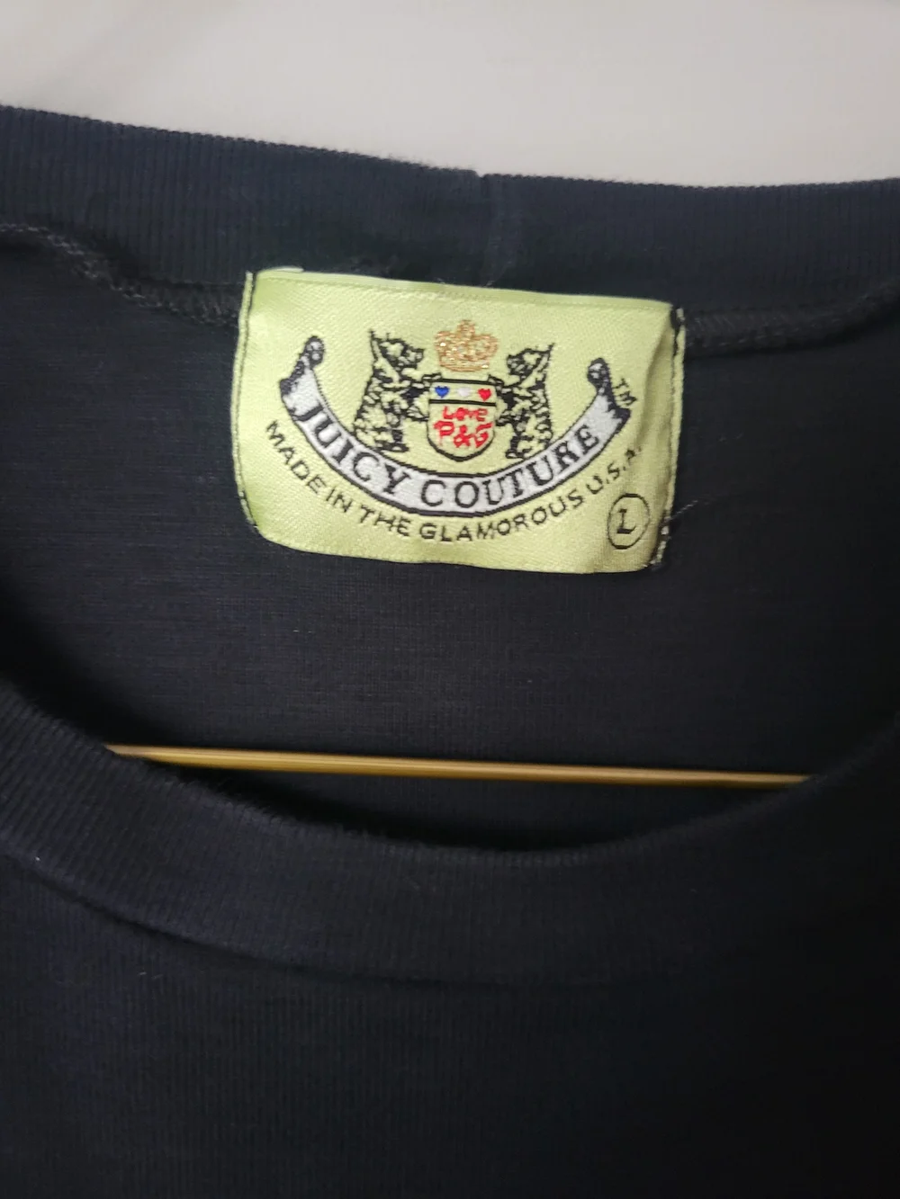 Juicy Couture Black Sleeveless Ruched-Shoulder Tank Top - Picture 3 of 4